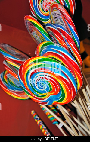 Whirly Pop Riesen Candy lollipop Stockfoto