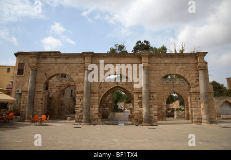 Palazzo del Provedittore königlicher Palast Eingang Namik Kemal Platz in der alten Stadt famagusta Stockfoto