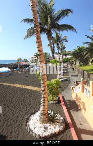 Teneriffa, Kanarische Inseln, island, Spanien, Playa De La Arena, Puerto de Santiago, Vulkanstrand Stockfoto