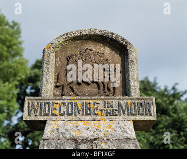 Widecombe in Moor, Dartmoor, Devon, England, UK, GB Stockfoto