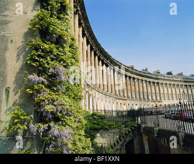 Royal Crescent, Bath, Somerset, England, UK, GB Stockfoto