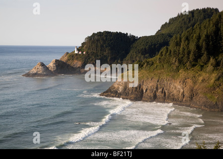 Heceta Head Lighthouse - Küste von Oregon Stockfoto