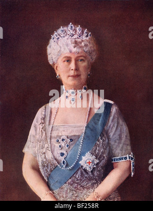 Maria von Teck, Victoria Mary Augusta Louise Olga Pauline Claudine Agnes von 1867 bis 1953. Einwilligungen von König Georg V. Stockfoto