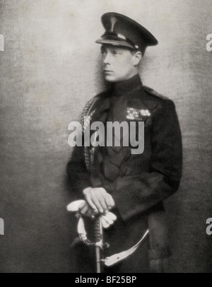 Der Prinz von Wales später König Edward VIII. von England, 1894 bis 1972. Stockfoto