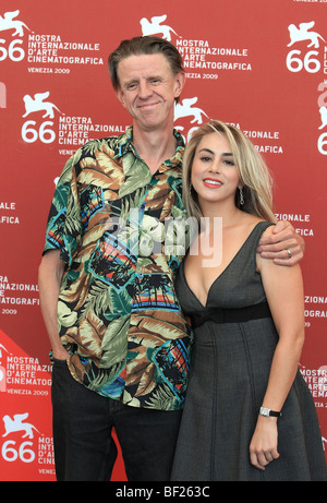 ALEX COX JACLYN JONET REPO CHICK. PHOTOCALL.66TH Venedig FILM FESTIVAL Venedig Italien 8. September 2009 Stockfoto