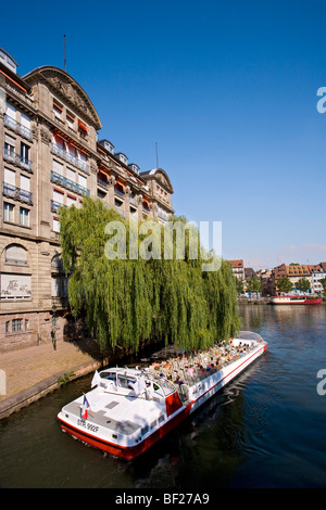 Quai des Pecheurs, Straßburg, Elsass, Frankreich Stockfoto