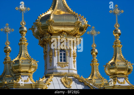 Ost-Kapelle im Park von Peterhof-Palast, St. Petersburg, Russland Stockfoto