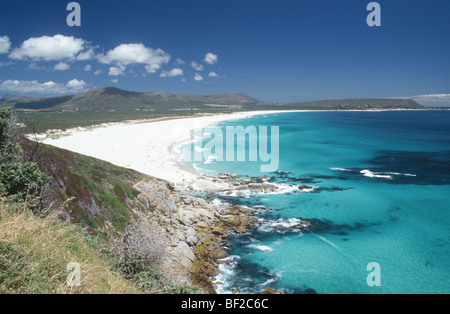 Luftaufnahme von Noordhoek Strand, Kap-Halbinsel, Provinz Westkap, Südafrika Stockfoto