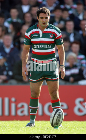 JEREMY STAUNTON LEICESTER TIGERS RU WELFORD ROAD LEICESTER ENGLAND 3. Oktober 2009 Stockfoto