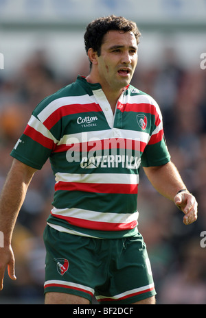 JEREMY STAUNTON LEICESTER TIGERS RU WELFORD ROAD LEICESTER ENGLAND 3. Oktober 2009 Stockfoto