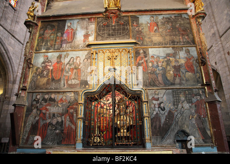 Frankreich, Saint Bernard de Cominges, die Kathedrale von Saint Bertrand De Comminges, Grab von Saint-Bertrand Stockfoto