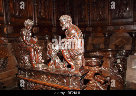 Frankreich, Saint Bernard de Cominges, die Kathedrale von Saint Bertrand De Comminges Stockfoto