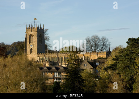 Die Kirche des Heiligen Petrus, in Cotswold Dorf von Winchcombe, Gloucestershire, England Stockfoto