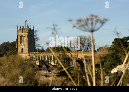 Die Kirche des Heiligen Petrus, in Cotswold Dorf von Winchcombe, Gloucestershire, England Stockfoto