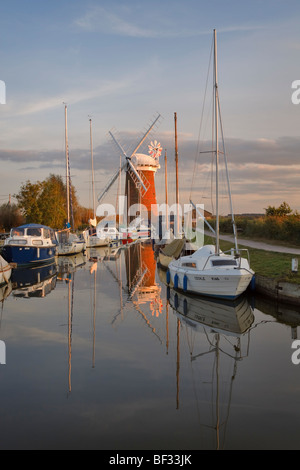 Horsey Entwässerung Mühle, Norfolk Stockfoto