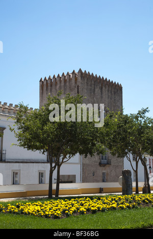 Blick auf die Stadt Evora, Portugal Stockfoto