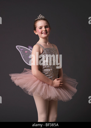 Ballerina in rosa Tutu. Stockfoto