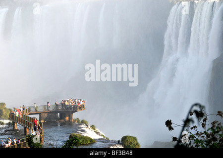 Iguazu Wasserfälle, Foz do Iguaçu, Parana, Brasilien Stockfoto