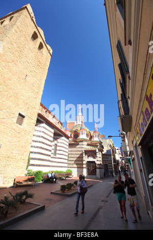 Spanien, Katalonien, Katalanisch, Costa Brava, Lloret de Mar, Kapelle Kirche Stockfoto