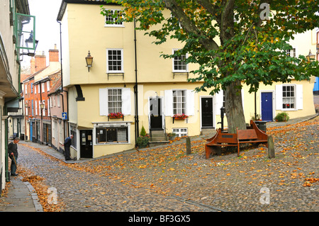 Norwich, Norfolk, England, UK. Elm Hill Stockfoto