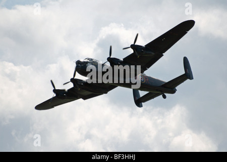 Der berühmte Avro Lancaster Bomber von Avro ein britischer Flugzeughersteller errichtete. Stockfoto