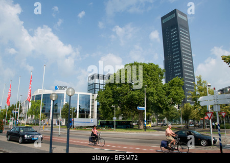 Leeuwarden Niederlande Friesland Fryslan Achmeatower Stockfoto