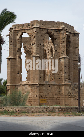 ruiniert die Kirche von St. George der Latiner Famagusta türkische Republik von Nordzypern Trnc Stockfoto