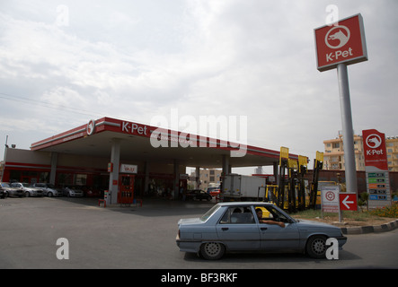 Kibris Turk Petrolleri Benzin Tankstelle in Famagusta türkische Republik von Nordzypern trnc Stockfoto