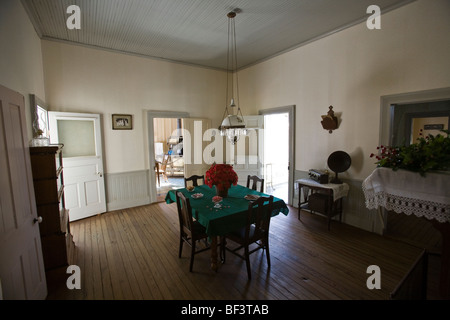 Die Kindheit Zuhause von Präsident Lyndon B. Johnson richtet sich an öffentliche Führungen am Lyndon B. Johnson National Historical Park Stockfoto