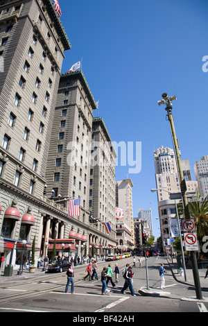 Das Westin St. Francis Hotel an der Powell Street am Union Square, San Francisco Stockfoto