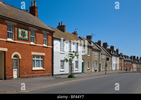 Terrassenförmig angelegten Gehäuse Bridport Dorset-England Stockfoto