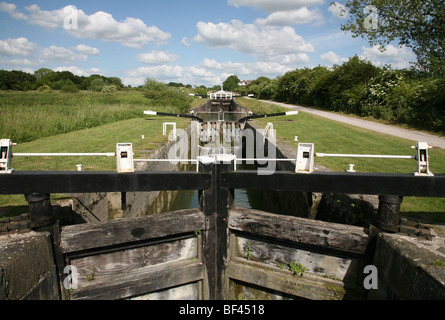 Caen Hill Locks Devizes Wiltshire England Stockfoto