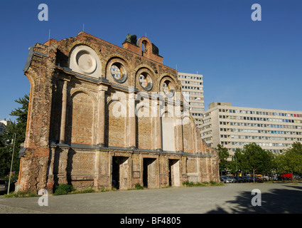 Berlin. Deutschland. Überreste des Anhalter Bahnhofs. Stockfoto