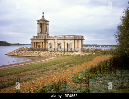 Großbritannien, England, Rutland, Normanton Kirche auf Rutland Water Stockfoto