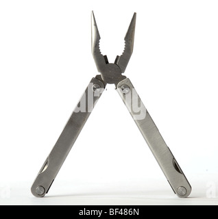 Rolson Leatherman Style kopieren versenkbare Toolkit einschließlich Messer Zangen und Schraubendreher Stockfoto