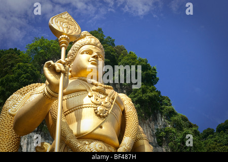 Lord Murugan Statue am Batu-Höhlen, Kuala Lumpur, Malaysia Stockfoto