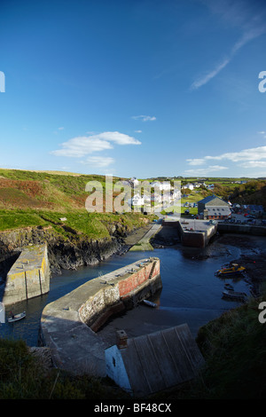 Porthgain Hafen, Pothgain, West-Wales, UK Stockfoto