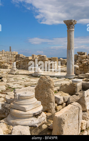 Die archäologische Stätte von Kourion, UNESCO-Weltkulturerbe, Paphos, Zypern, Griechenland, Europa Stockfoto