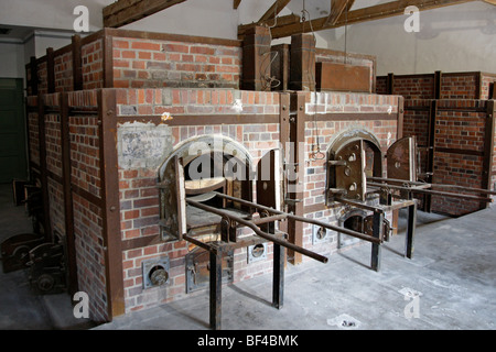 Großen Krematorium, KZ-Gedenkstätte Dachau, Dachau, Bayern, Deutschland, Europa Stockfoto