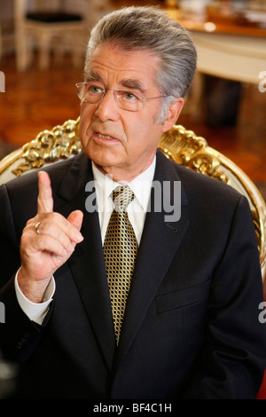 Dr. Heinz Fischer, Bundespräsident der Republik Österreich Stockfoto