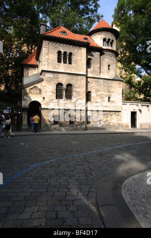 Der Festsaal durch den alten jüdischen Friedhof, Prag, Tschechische Republik Stockfoto