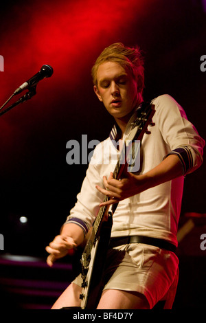 Britischer Sänger und Songwriter Patrick Wolf die live in der Schueuer, Luzern, Schweiz, Europa Stockfoto