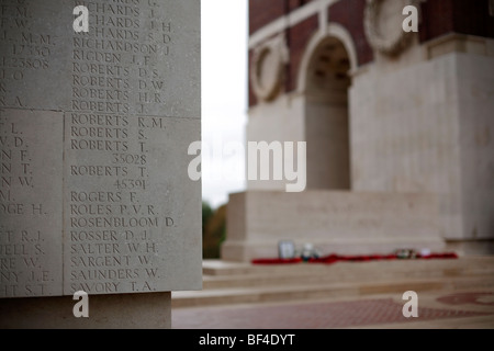 Thiepval-Denkmal für die vermissten Soldaten der ersten Weltkrieg Schlachtfelder in der Somme-Gebiet von Frankreich Stockfoto