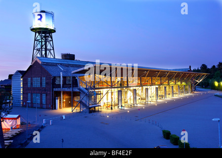 Jahrhunderthalle, Concert Hall ehemalige Stahlwerke, industriellen Welterbe-Aufstellungsort, Bochum, Deutschland. Stockfoto