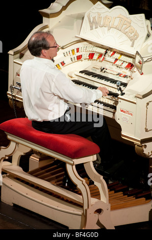 Wurlitzer-Orgel in der Blackpool Tower ballroom Stockfoto