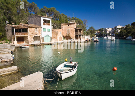 Hafen von Cala Figuera, Mallorca, Mallorca, Balearen, Mittelmeer, Spanien, Europa Stockfoto