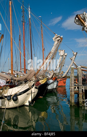 Seehafen Hafen Terschelling Friesland Niederlande Stockfoto