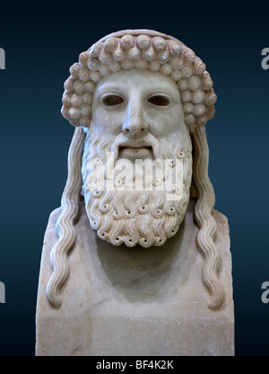 Ein römischer kopieren in Piräus von Hermes Propylaios (vor den Toren) von Alkamenes. Stockfoto