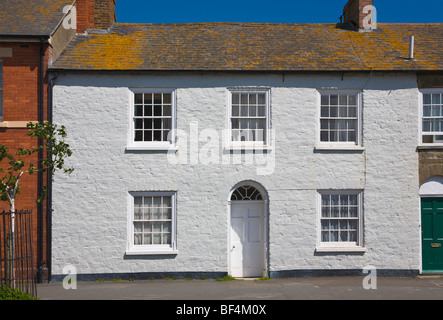 Terrassenförmig angelegten Gehäuse Bridport Dorset-England Stockfoto