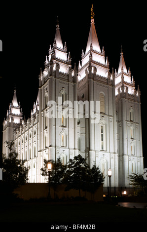 Salt-Lake-Tempel von die Kirche von Jesus Christus von Heiligen der letzten Tage (Mormonen ...